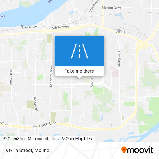 Mapa de 9½Th Street