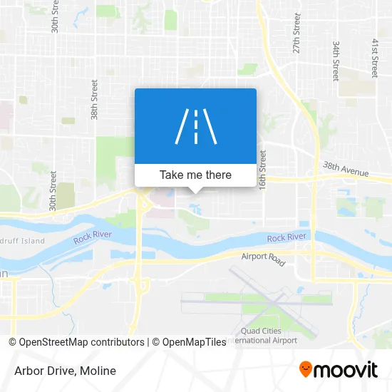 Arbor Drive map