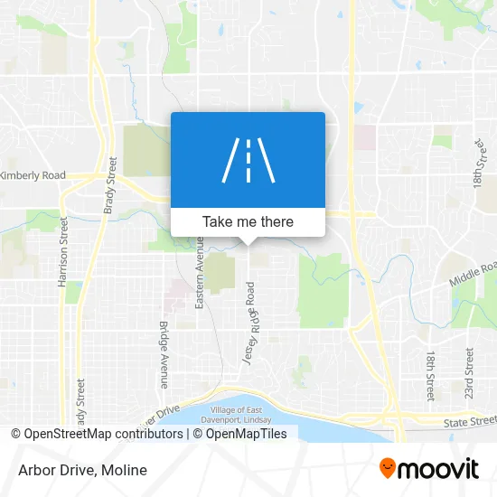 Arbor Drive map