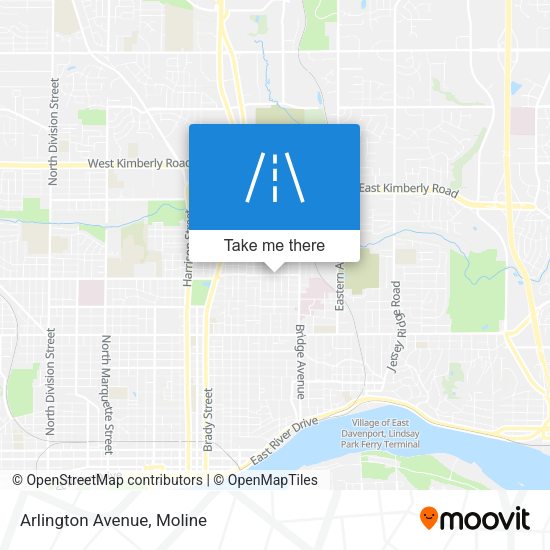 Mapa de Arlington Avenue