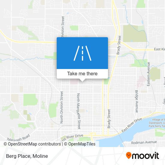 Mapa de Berg Place