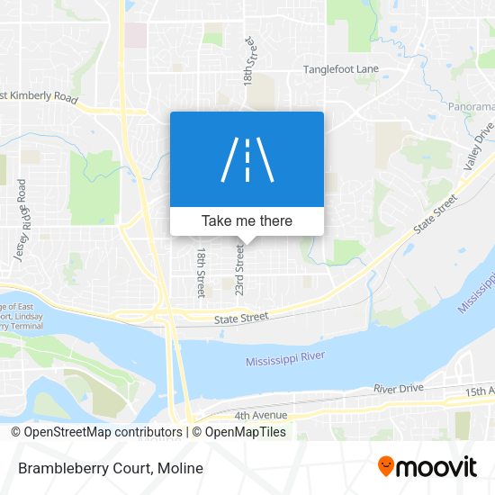 Mapa de Brambleberry Court