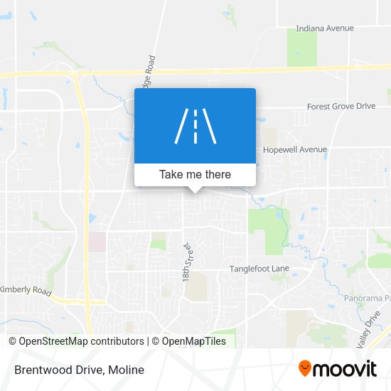 Brentwood Drive map