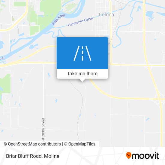 Mapa de Briar Bluff Road
