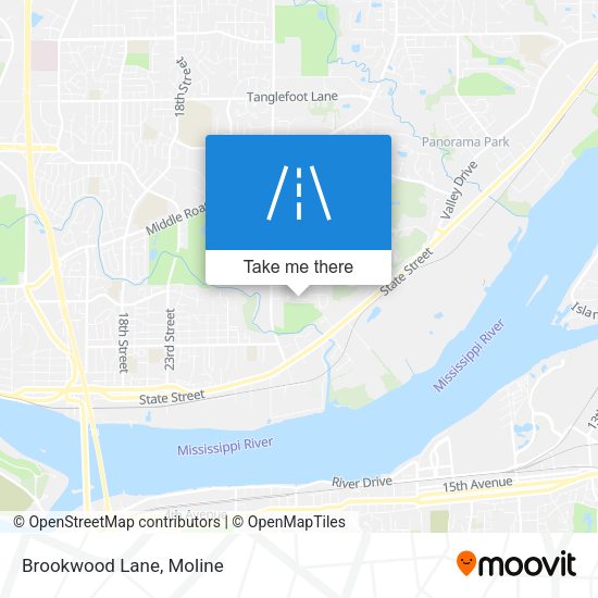 Mapa de Brookwood Lane