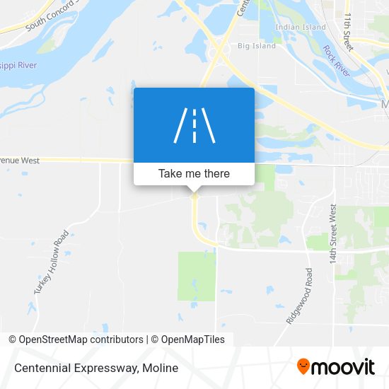 Centennial Expressway map