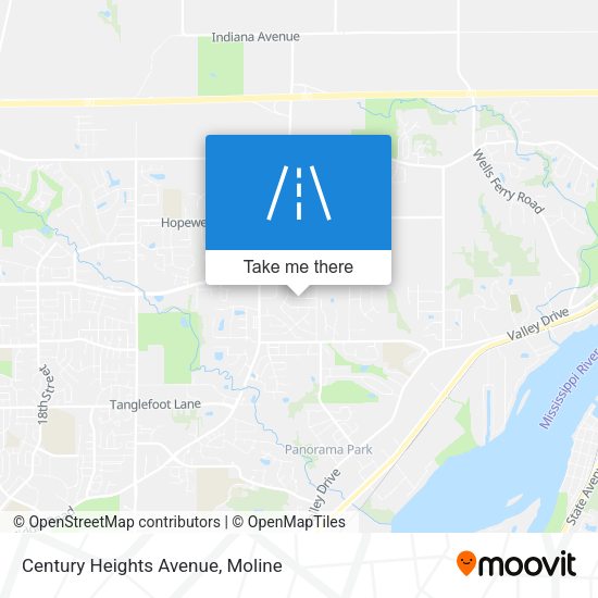 Century Heights Avenue map