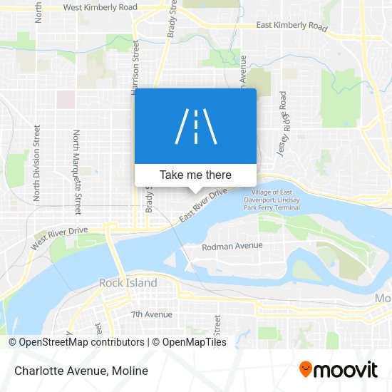 Mapa de Charlotte Avenue