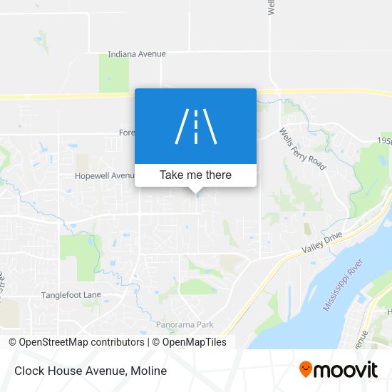 Mapa de Clock House Avenue