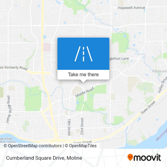 Cumberland Square Drive map