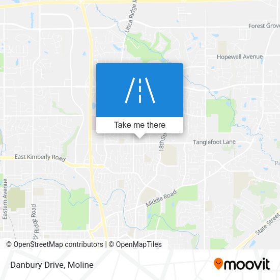 Mapa de Danbury Drive