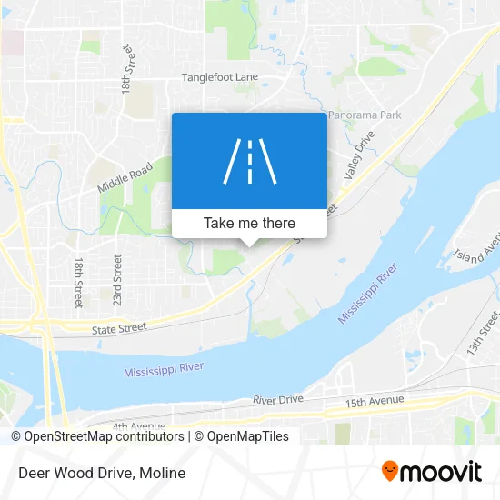 Deer Wood Drive map