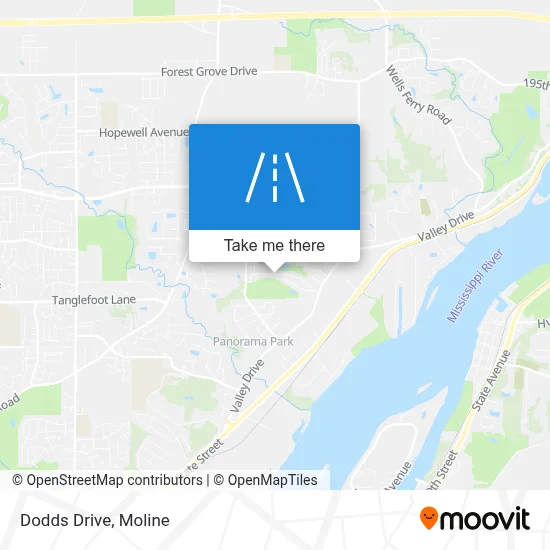 Dodds Drive map