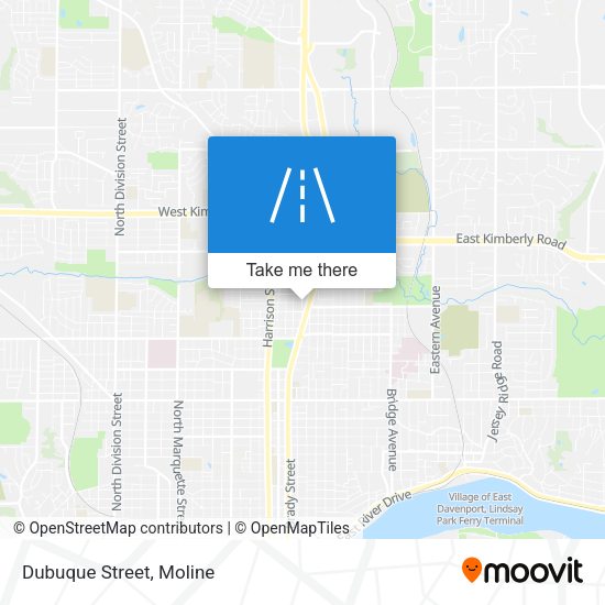Mapa de Dubuque Street