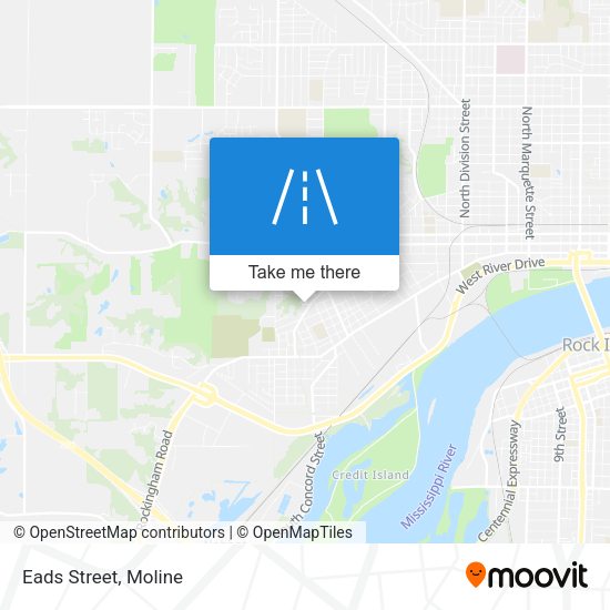 Mapa de Eads Street