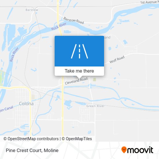 Mapa de Pine Crest Court