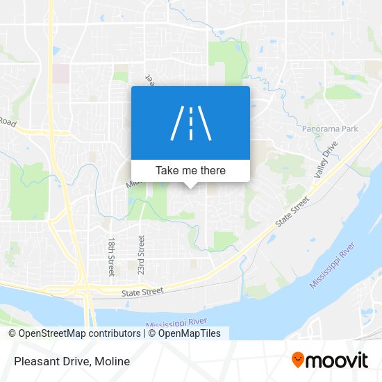 Mapa de Pleasant Drive