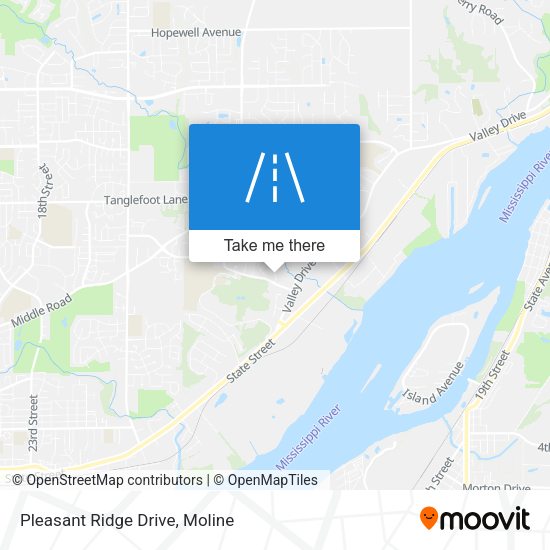 Pleasant Ridge Drive map