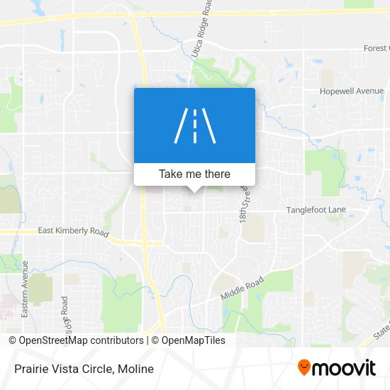 Prairie Vista Circle map