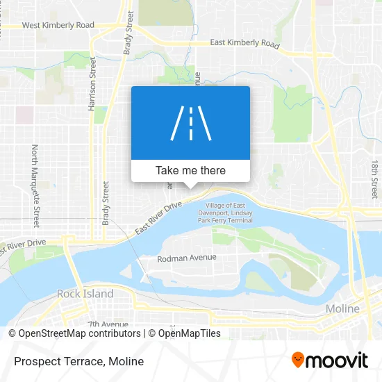 Prospect Terrace map