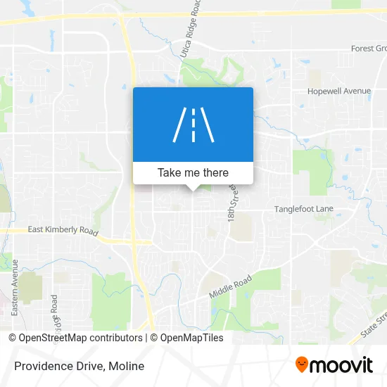 Providence Drive map