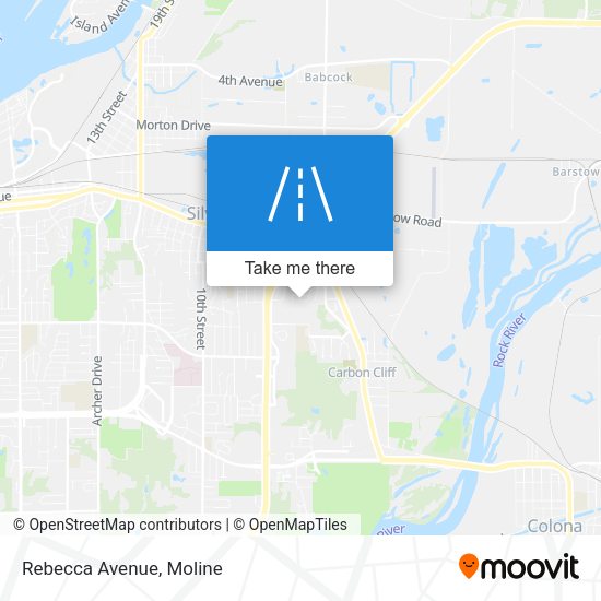 Mapa de Rebecca Avenue