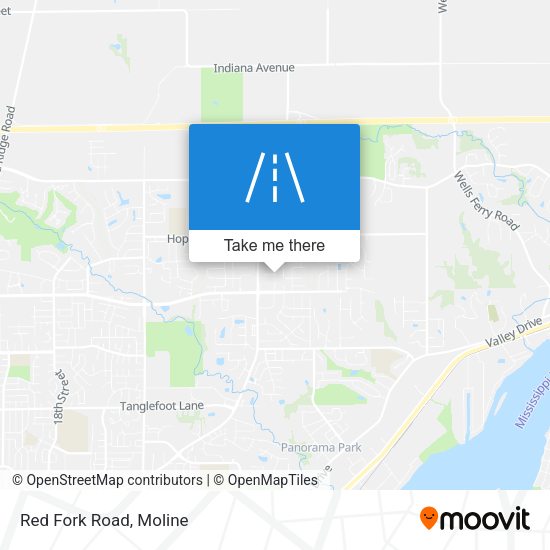 Mapa de Red Fork Road
