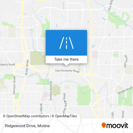 Ridgewood Drive map
