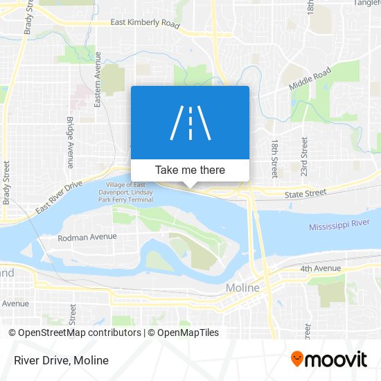 River Drive map