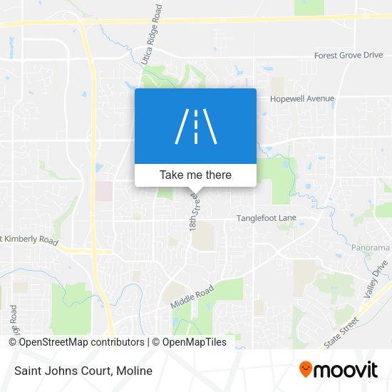 Mapa de Saint Johns Court