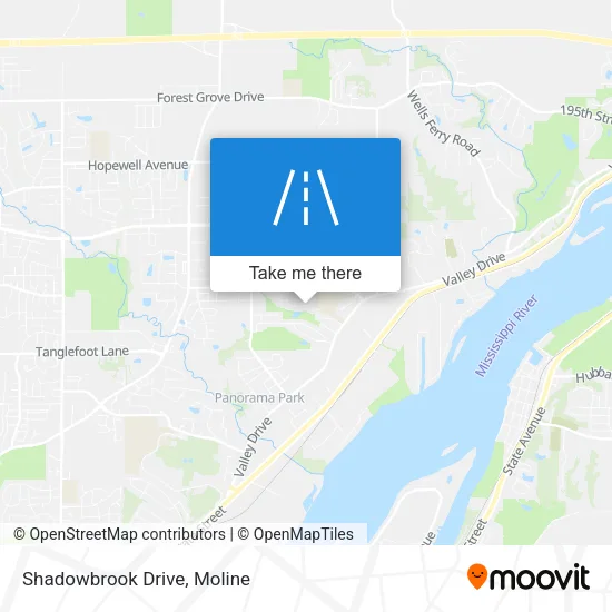 Shadowbrook Drive map