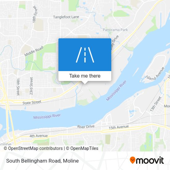 South Bellingham Road map