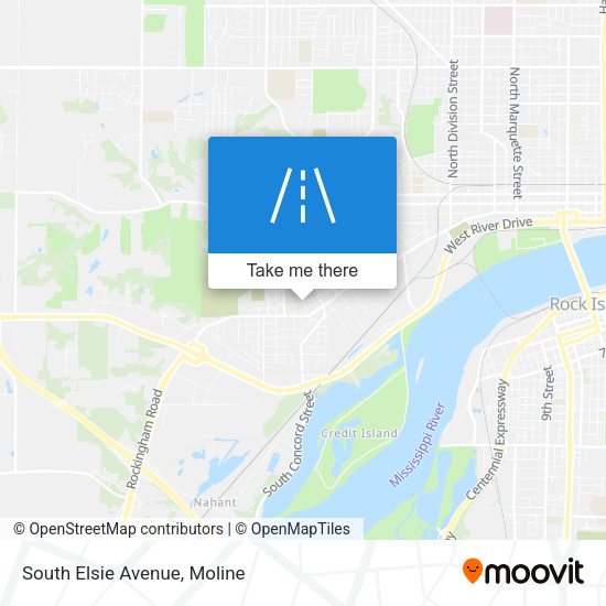 Mapa de South Elsie Avenue