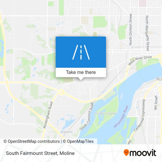Mapa de South Fairmount Street