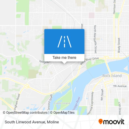 Mapa de South Linwood Avenue