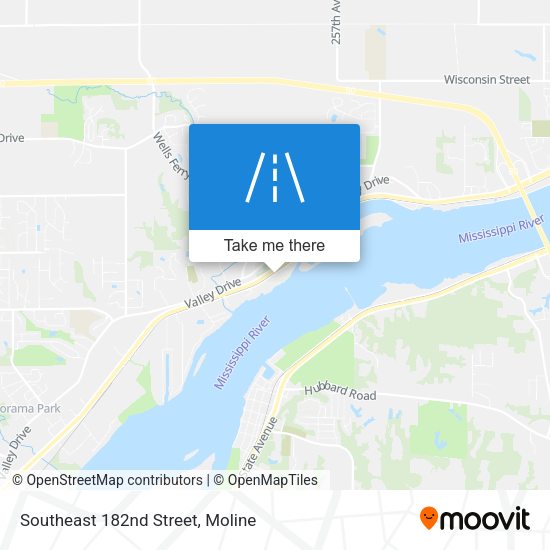 Mapa de Southeast 182nd Street