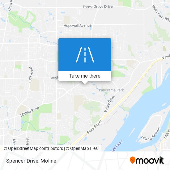 Spencer Drive map