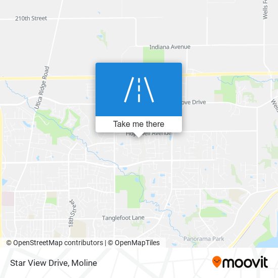 Star View Drive map