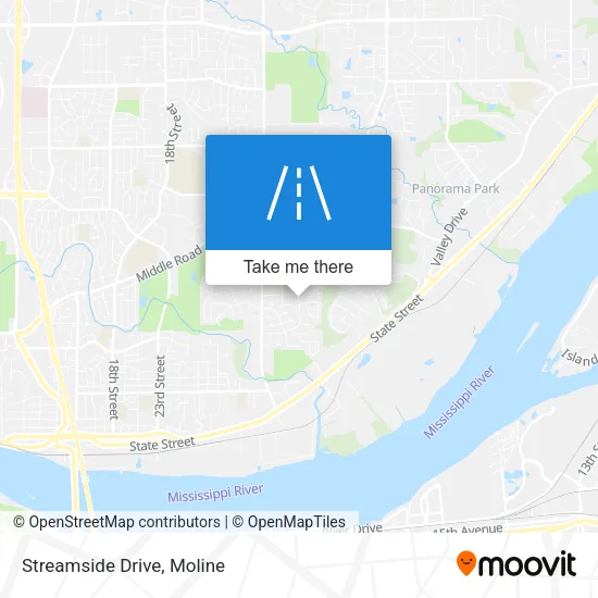 Streamside Drive map