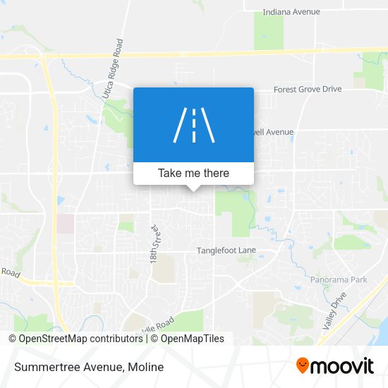 Mapa de Summertree Avenue
