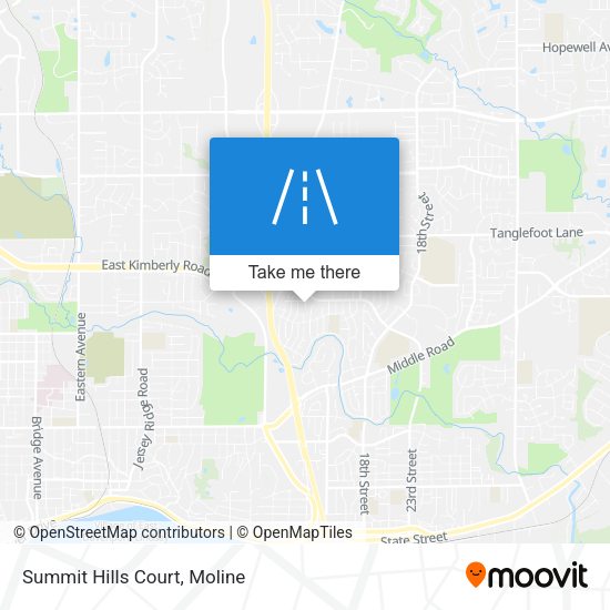 Mapa de Summit Hills Court