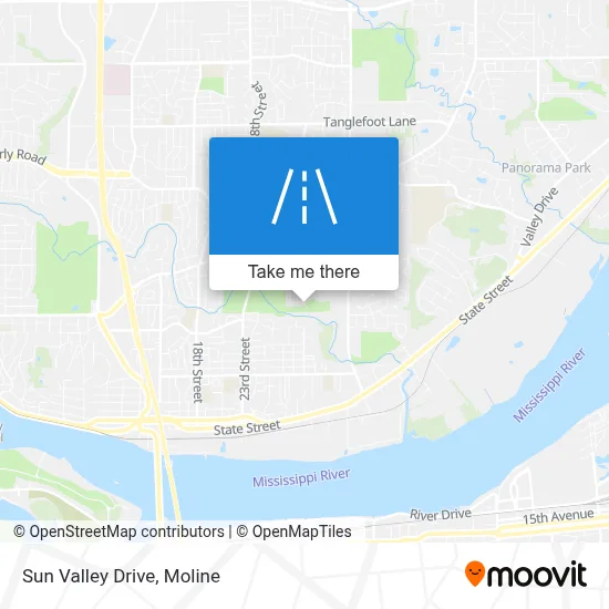Sun Valley Drive map