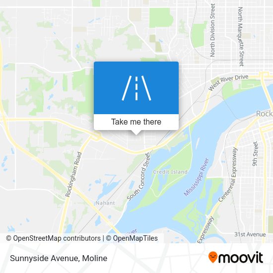 Mapa de Sunnyside Avenue