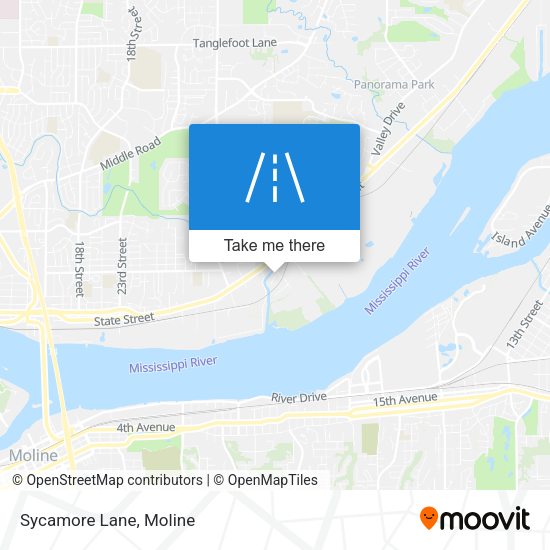 Mapa de Sycamore Lane