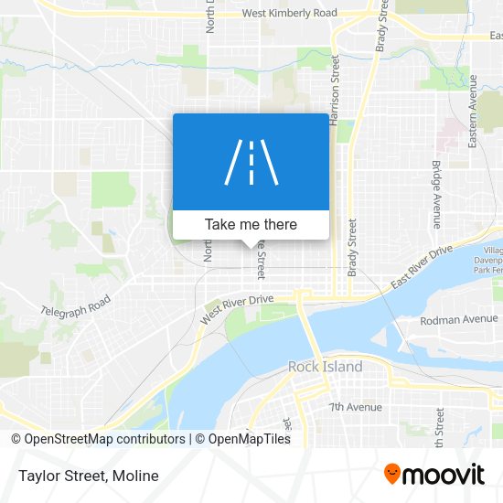 Mapa de Taylor Street