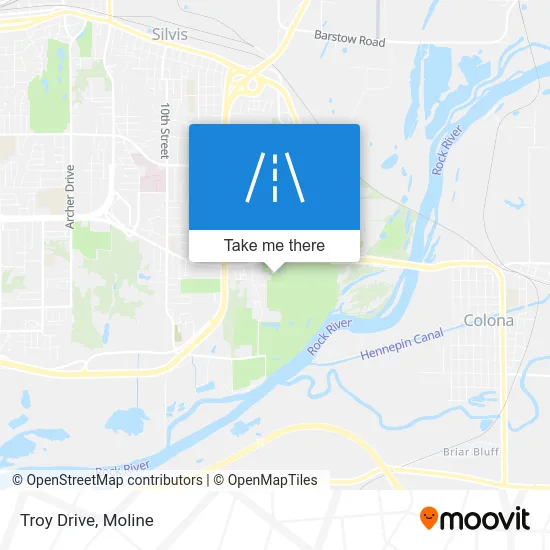 Troy Drive map