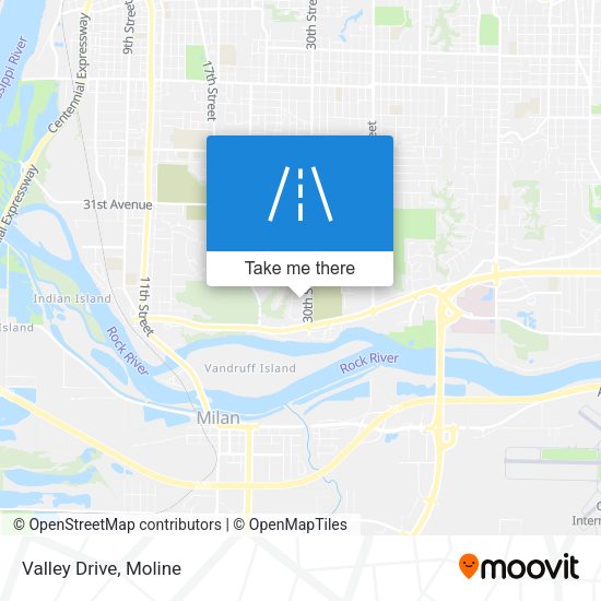 Mapa de Valley Drive
