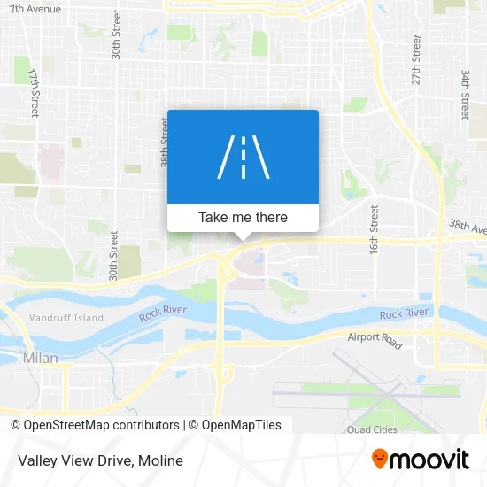 Valley View Drive map
