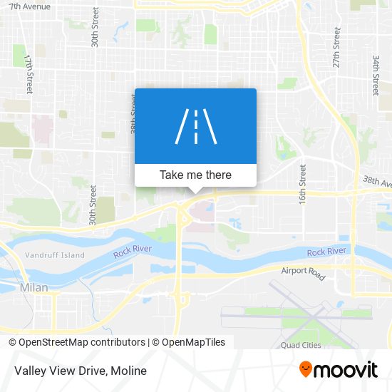 Valley View Drive map