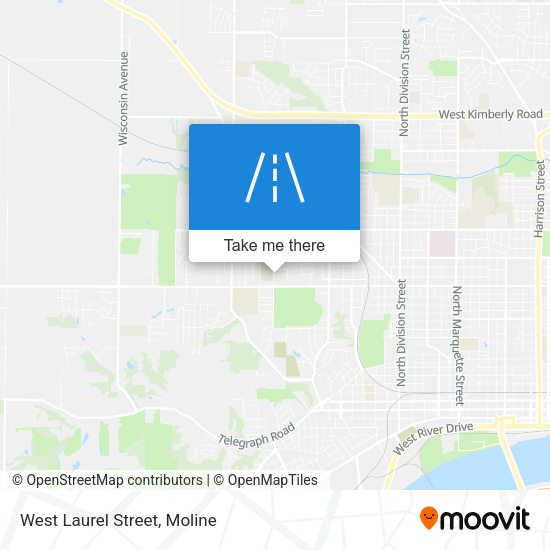 Mapa de West Laurel Street